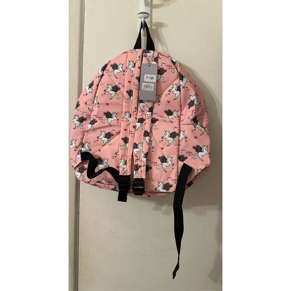 Fashion Design Girls Unicorn Print School Bag Rucksack Backpack Pink 16” NWT - Picture 2 of 5